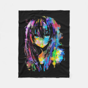Anime Manga Graphic Colorful Art Anime Fleecedecke