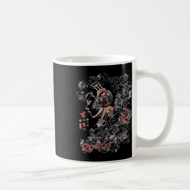 Anime Manga Graphic Headphone Art Anime Kaffeetasse (Rechts)