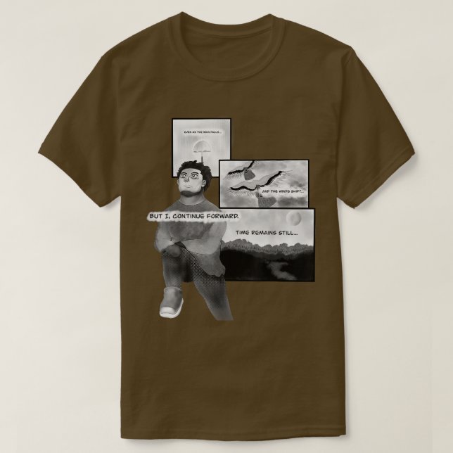 Anime Manga Inspiration Nature Story Merch  T-Shirt (Design vorne)