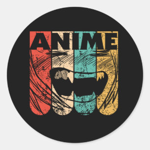 Anime Manga Kawaii Japanisch Anime Manga Runder Aufkleber