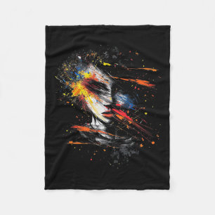 Anime Manga Motif Abstrakt Art Anime Fleecedecke