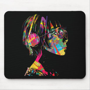 Anime Manga Motif Geometric Artwork Anime Mousepad