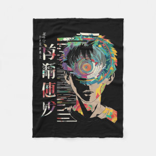 Anime Manga Motif Mandala Artwork Anime 1 Fleecedecke