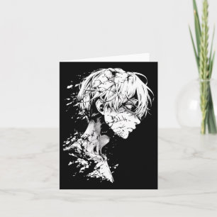Anime-Manga-Motiv-Zeichnung Kunstwerk Anime  Karte