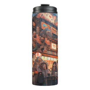 Anime Manga Niedlich Market Scene Inspiriert Tumbl Thermosbecher