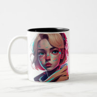 Anime Manga Pop Kunstliebhaber Gesicht Charaktere 
