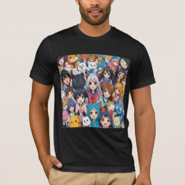 Anime Manga Pop Kunstliebhaber Pop Liebhaber Carto T-Shirt