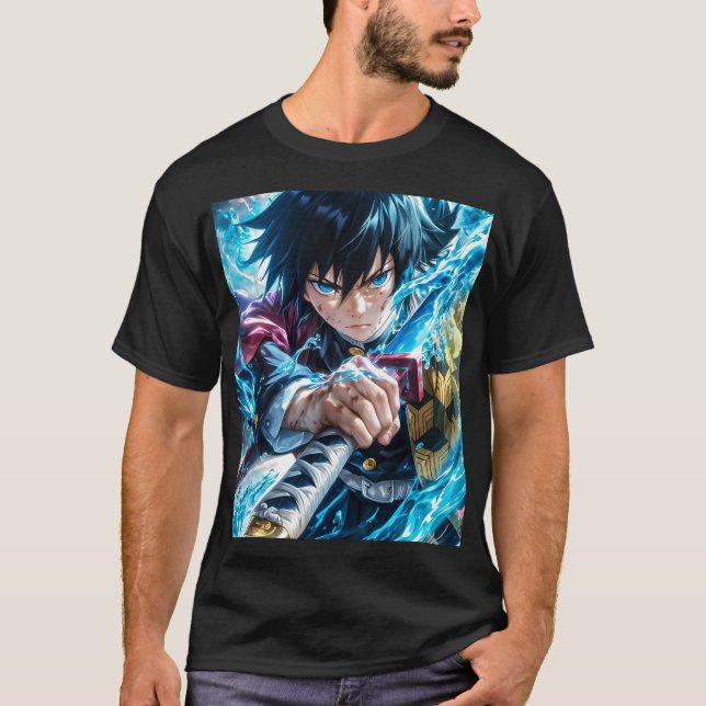 Anime-Manga-Schwert T-Shirt (Vorderseite)