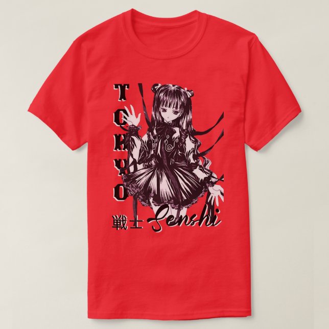 Anime Manga Sey Hexch Otaku Style Tokyo Gothic Str T-Shirt (Design vorne)