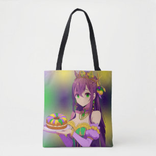 Anime Mardi Gras King Kuchen Tasche