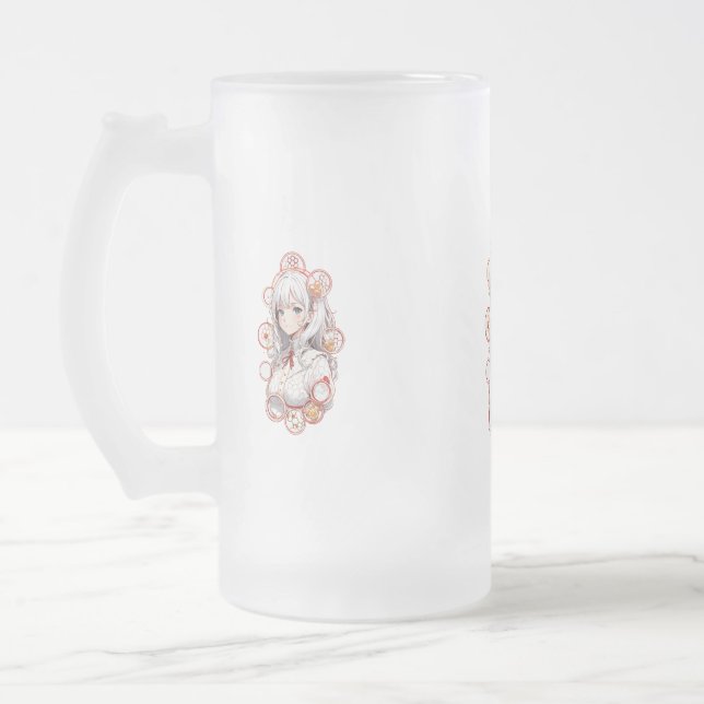 Anime Mattglas Bierglas (Links)