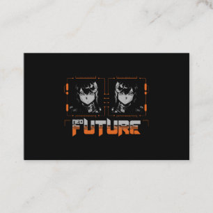 Anime mecha Girls Visitenkarte