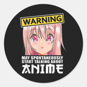 Anime Merch Clothes Teen Girls Geschenk Frauen Jap Runder Aufkleber