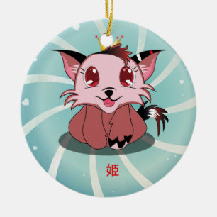 Anime-Miezekatze - Hime, Verzierung Keramikornament