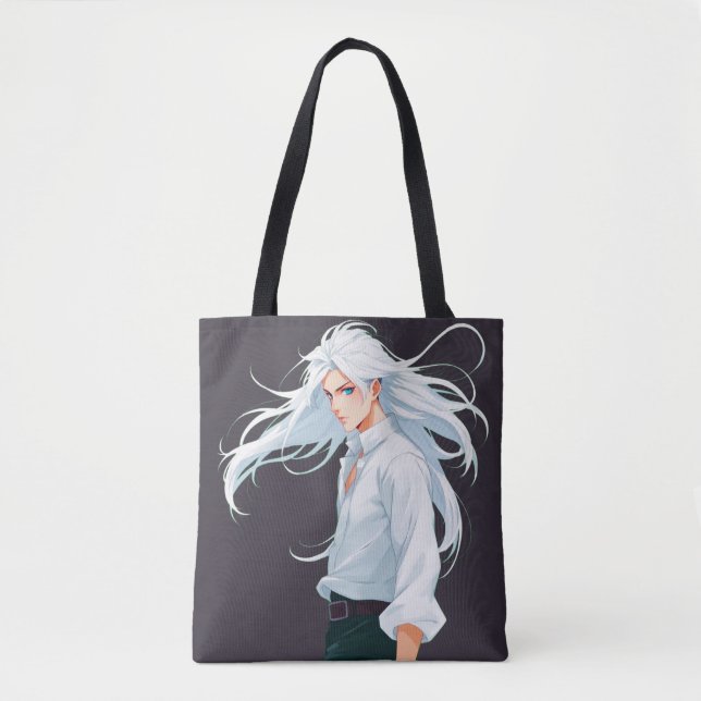 Anime Mystery Man Tote Bag Tasche (Vorderseite)