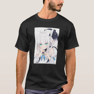 Anime Neko Catgirl Kawaii Waifu Ästhetisch Japanis T-Shirt