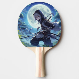 Anime Ninja Warrior Boy Ping Pong Paddle, Tischtennis Schläger