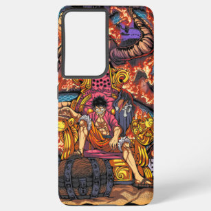 Anime One Peace Luffy King Pirate Samsung Galaxy Hülle