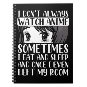Anime Otaku Girl Japanisches Comic Manga Fan Notizblock