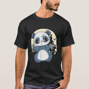 Anime Panda und Kawaii Halloween Pastel Goth T-Shirt
