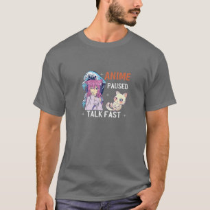 Anime Pause Sprechen Schnelle Vaporwave Anime für  T-Shirt