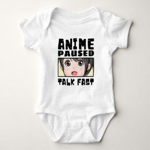 Anime pausiert, rede schnell  baby strampler