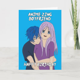 Anime Phantastisch Boyfriend Birthday Card Karte