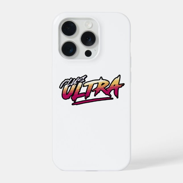 Anime Plus Ultra iPhone 15 Pro Hülle (Rückseite)