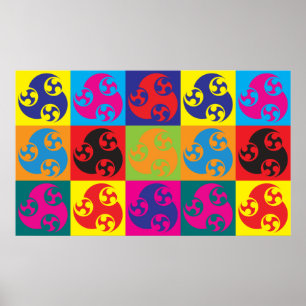 Anime Pop Art Poster