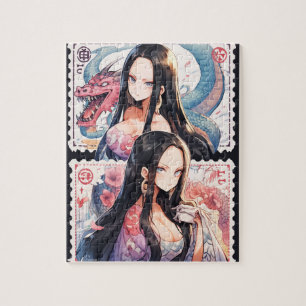 Anime Postage Briefmarke Puzzle