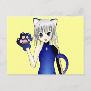Anime-Postkarte Postkarte