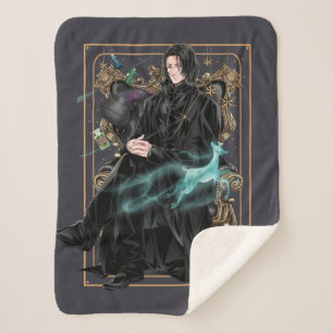 Anime Professor Severus Snape sitzend Sherpadecke