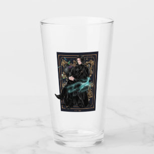 Anime Professor Severus Snape sitzt Glas