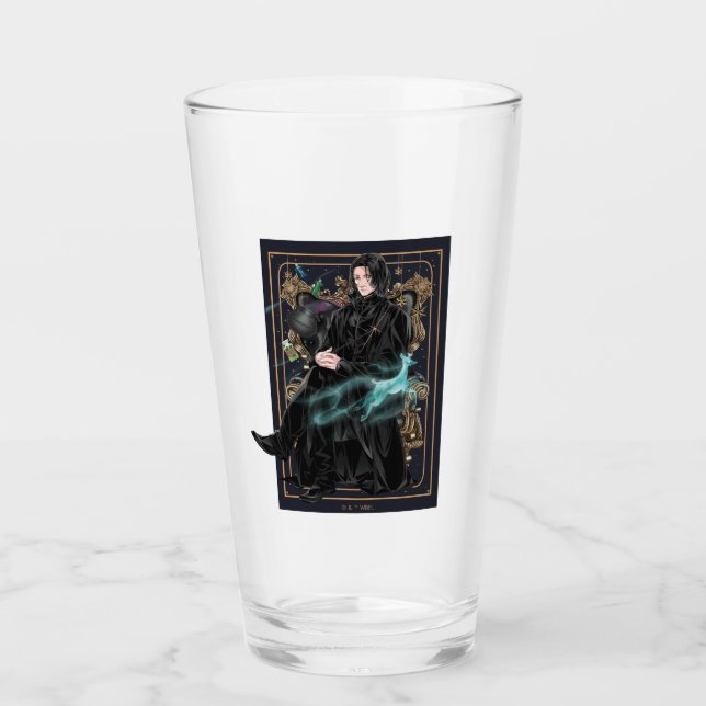 Anime Professor Severus Snape sitzt Glas (Vorderseite)