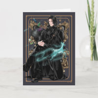 Anime Professor Severus Snape sitzt