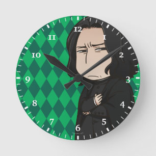 Anime Professor Snape Runde Wanduhr