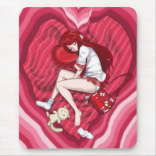 Anime-reizende Träume Mousepad