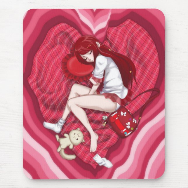 Anime-reizende Träume Mousepad (Vorne)