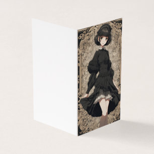 Anime Retro Style LBD Leere Little Black Dress