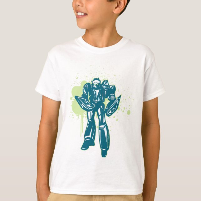 Anime-Roboter T-Shirt (Vorderseite)
