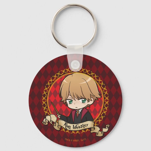 Anime Ron Weasley Schlüsselanhänger (Vorderseite)