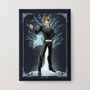 Anime Ron Weasleys Jack Russell Terrier Patronus Button