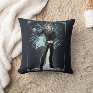 Anime Ron Weasleys Jack Russell Terrier Patronus Kissen