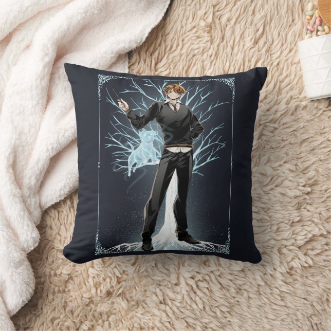 Anime Ron Weasleys Jack Russell Terrier Patronus Kissen (Decke)