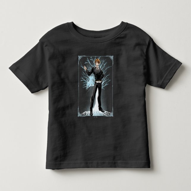 Anime Ron Weasleys Jack Russell Terrier Patronus Kleinkind T-shirt (Vorderseite)