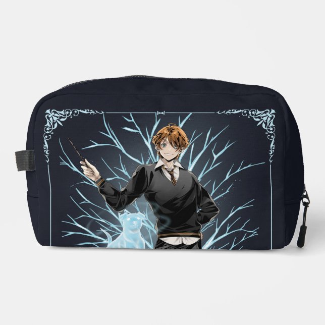 Anime Ron Weasleys Jack Russell Terrier Patronus Waschbeutel (Vorderseite)
