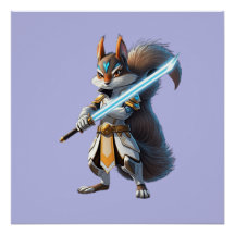 Anime-Samurai-Eichhörnchen-Krieger