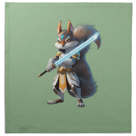 Anime-Samurai-Eichhörnchen-Krieger Serviette