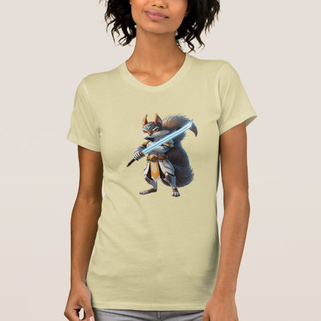 Anime-Samurai-Eichhörnchen-Krieger T-Shirt (Vorderseite)