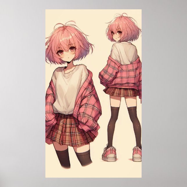 Anime School Poster (Vorne)